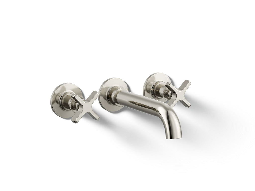 KOHLER K-T35910-3-SN Castia By Studio Mcgee Wall-Mount Bath Faucet Trim - Vibrant Polished Nickel