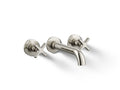 KOHLER K-T35910-3-SN Castia By Studio Mcgee Wall-Mount Bath Faucet Trim - Vibrant Polished Nickel