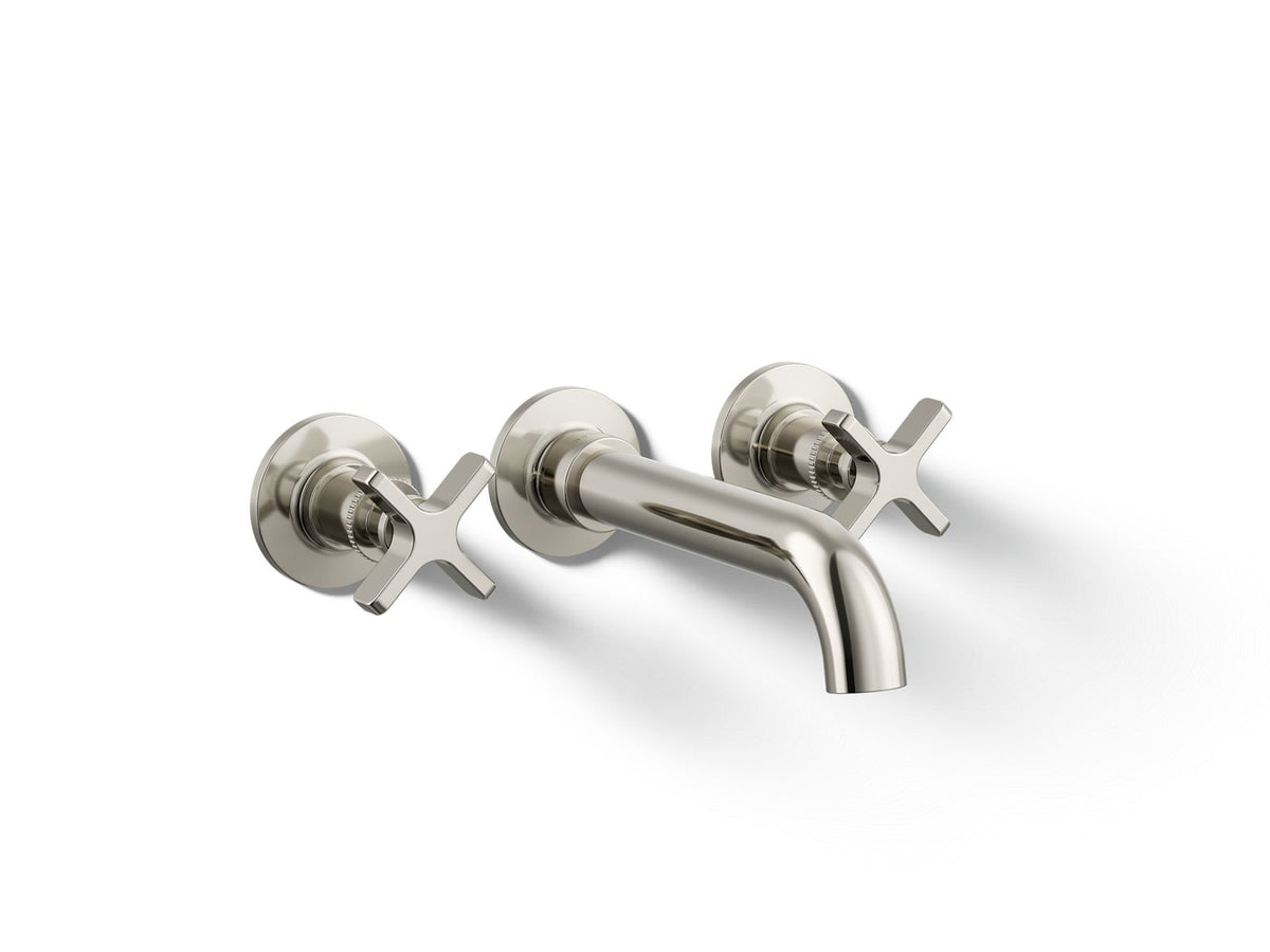 KOHLER K-T35910-3-SN Castia By Studio Mcgee Wall-Mount Bath Faucet Trim - Vibrant Polished Nickel