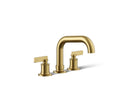 KOHLER K-T35911-4-2MB Castia By Studio Mcgee Deck-Mount Bath Faucet Trim - Vibrant Brushed Moderne Brass