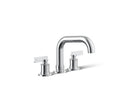 KOHLER K-T35911-4-CP Castia By Studio Mcgee Deck-Mount Bath Faucet Trim - Polished Chrome