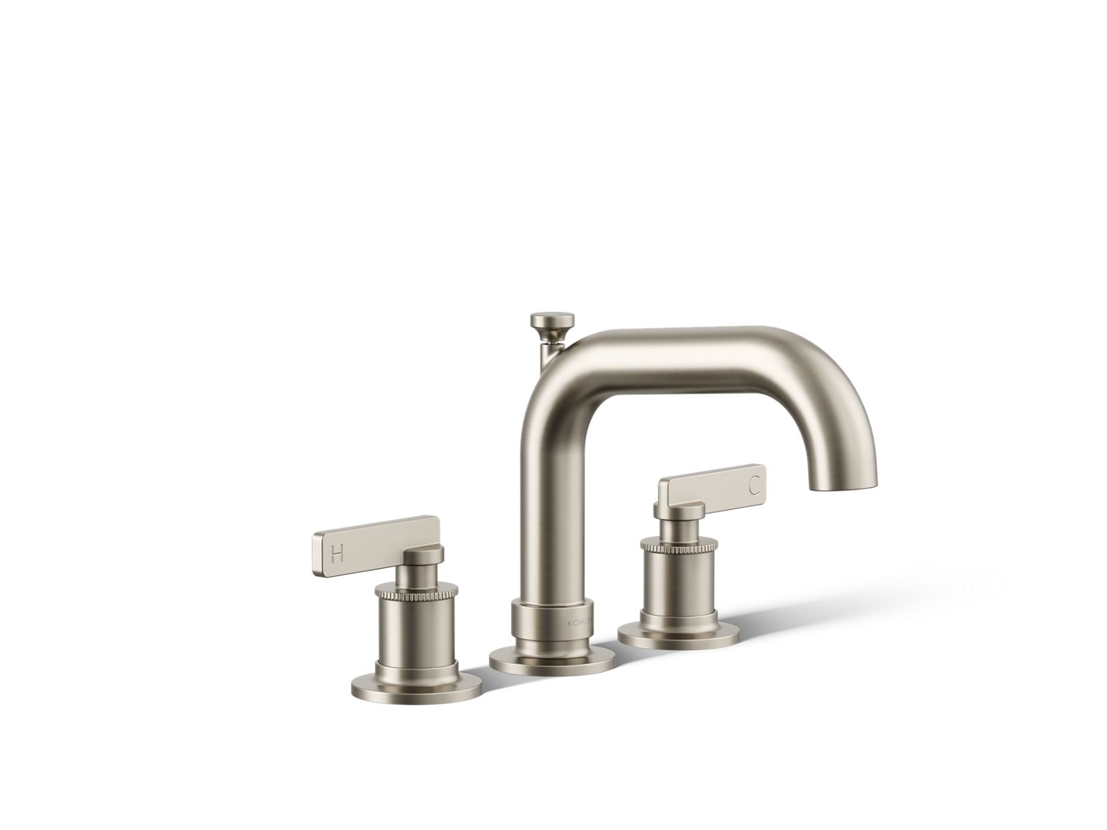 KOHLER K-T35912-4-BN Castia By Studio Mcgee Deck-Mount Bath Faucet Trim With Diverter - Vibrant Brushed Nickel