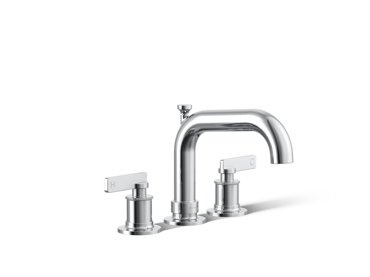 KOHLER K-T35912-4-CP Castia By Studio Mcgee Deck-Mount Bath Faucet Trim With Diverter - Polished Chrome