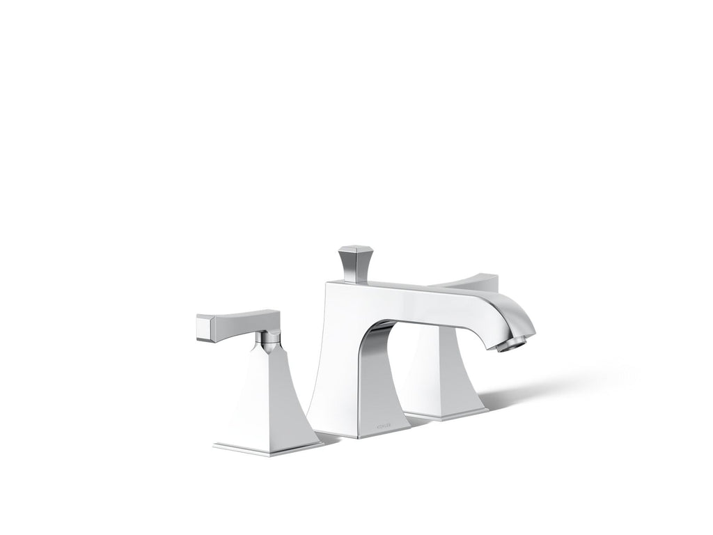 KOHLER K-T428-4V-CP Memoirs Stately Deck-Mount Bath Faucet Trim With Diverter - Polished Chrome