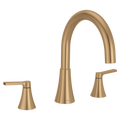 MOEN T430BZG Jase Two-Handle Non Diverter Roman Tub Faucet - Bronzed Gold