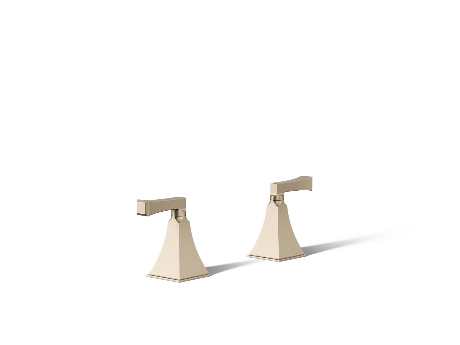 KOHLER K-T467-4V-BV Memoirs Stately Deck-Mount Bath Faucet Handle Trim - Vibrant Brushed Bronze