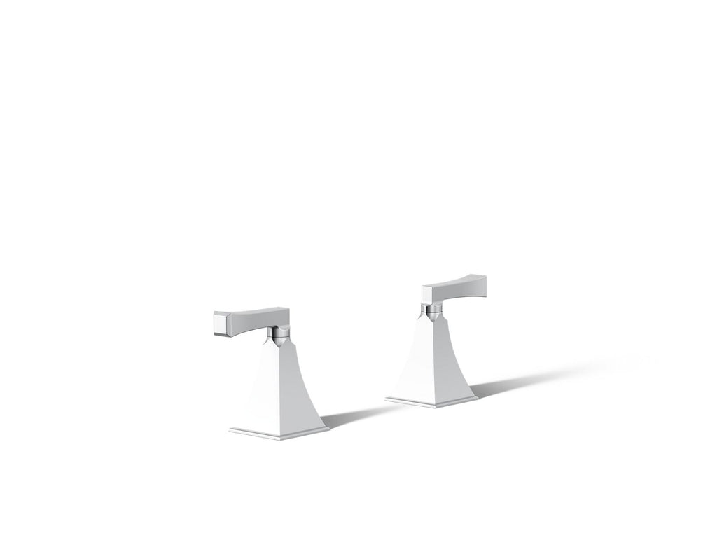 KOHLER K-T467-4V-CP Memoirs Stately Deck-Mount Bath Faucet Handle Trim - Polished Chrome