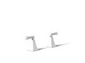 KOHLER K-T467-4V-CP Memoirs Stately Deck-Mount Bath Faucet Handle Trim - Polished Chrome
