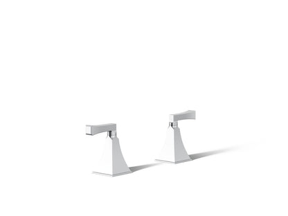 KOHLER K-T467-4V-CP Memoirs Stately Deck-mount bath faucet handle trim - Polished Chrome