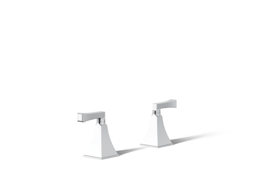 KOHLER K-T467-4V-CP Memoirs Stately Deck-mount bath faucet handle trim - Polished Chrome