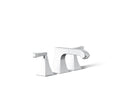 KOHLER K-T469-4V-CP Memoirs Stately Deck-Mount Bath Faucet Trim - Polished Chrome