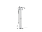 KOHLER K-T72790-9M-CP Artifacts Floor-Mount Bath Filler Trim With Handshower - Polished Chrome