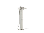 KOHLER K-T72790-9M-SN Artifacts Floor-Mount Bath Filler Trim With Handshower - Vibrant Polished Nickel