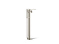 KOHLER K-T73087-4-BN Composed Floor-Mount Bath Filler Trim With Handshower - Vibrant Brushed Nickel