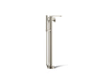 KOHLER K-T73087-4-BN Composed Floor-Mount Bath Filler Trim With Handshower - Vibrant Brushed Nickel