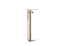 KOHLER K-T73087-4-BV Composed Floor-Mount Bath Filler Trim With Handshower - Vibrant Brushed Bronze