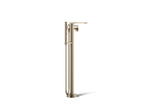 KOHLER K-T73087-4-BV Composed Floor-Mount Bath Filler Trim With Handshower - Vibrant Brushed Bronze