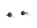 KOHLER K-T77981-4-BL Components Wall-Mount Bathroom Sink Faucet Lever Handle Trim - Matte Black
