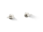 KOHLER K-T77981-4-SN Components Wall-Mount Bathroom Sink Faucet Lever Handle Trim - Vibrant Polished Nickel