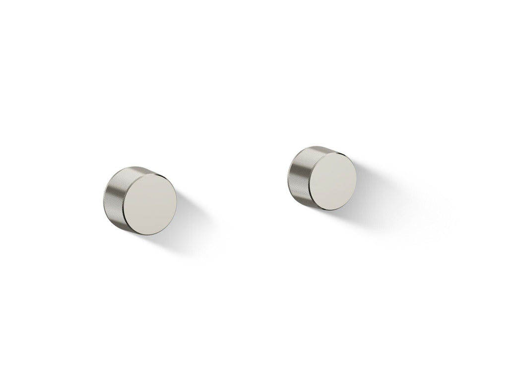 KOHLER K-T77981-8-SN Components Wall-Mount Bathroom Sink Faucet Oyl Handle Trim - Vibrant Polished Nickel