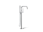 KOHLER K-T97328-4-CP Purist Floor-Mount Bath Filler Trim With Handshower - Polished Chrome