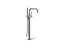 KOHLER K-T97328-4-TT Purist Floor-Mount Bath Filler Trim With Handshower - Vibrant Titanium