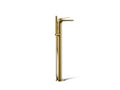 KOHLER K-T97367-4-2MB Avid Floor-Mount Bath Filler Trim - Vibrant Brushed Moderne Brass