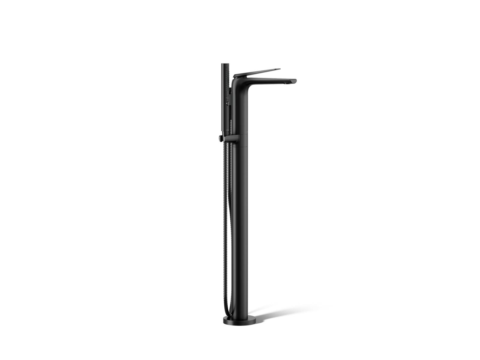 KOHLER K-T97367-4-BL Avid Floor-Mount Bath Filler Trim - Matte Black