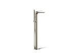 KOHLER K-T97367-4-BN Avid Floor-Mount Bath Filler Trim - Vibrant Brushed Nickel