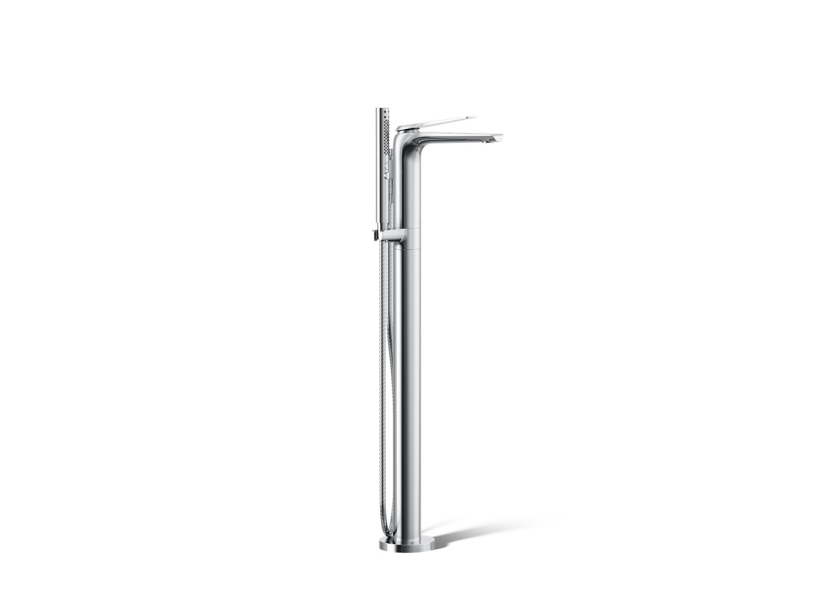 KOHLER K-T97367-4-CP Avid Floor-Mount Bath Filler Trim - Polished Chrome