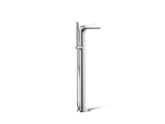 KOHLER K-T97367-4-CP Avid Floor-mount bath filler trim - Polished Chrome