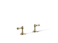 KOHLER K-T98071-4-AF Artifacts Deck-Mount Bath Faucet Handle Trim With Lever Design - Vibrant French Gold