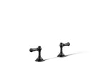 KOHLER K-T98071-4-BL Artifacts Deck-Mount Bath Faucet Handle Trim With Lever Design - Matte Black