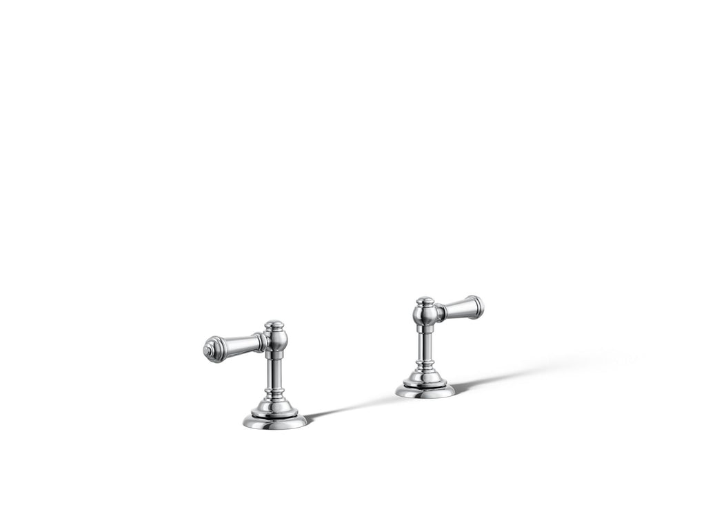 KOHLER K-T98071-4-CP Artifacts Deck-Mount Bath Faucet Handle Trim With Lever Design - Polished Chrome