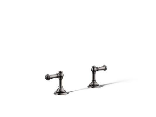 KOHLER K-T98071-4-TT Artifacts Deck-mount bath faucet handle trim with Lever design - Vibrant Titanium
