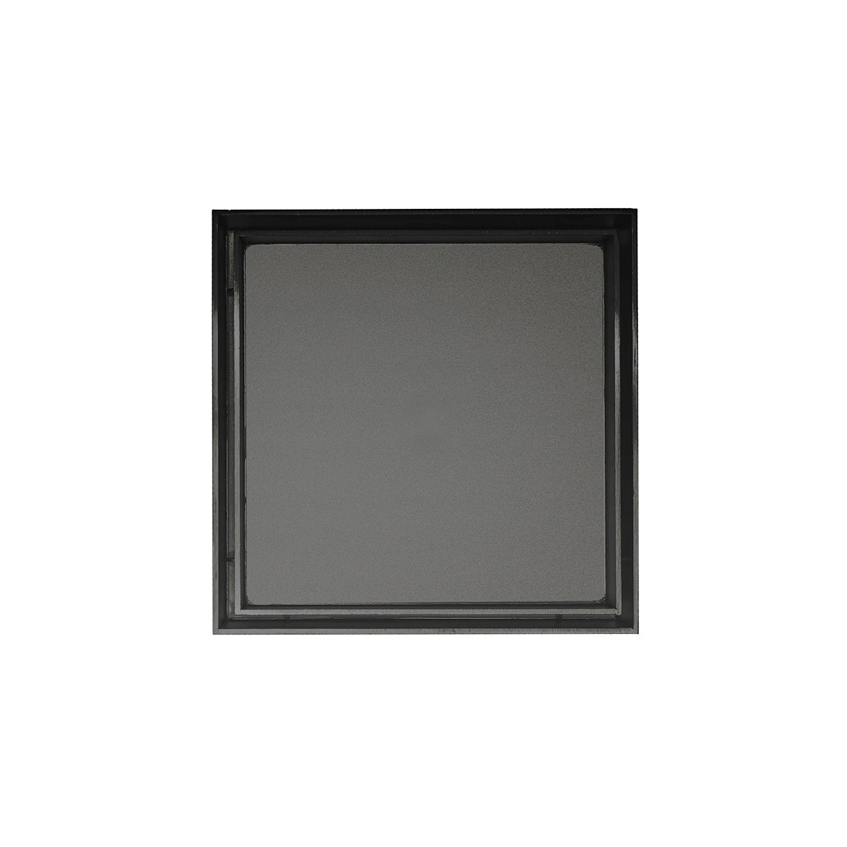 INFINITY DRAIN TD 15-3A GM TD 15 5" x 5" TD 15 Tile Insert High Flow Complete Kit in Gunmetal with ABS Drain Body, 3" Outlet