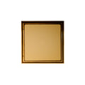 INFINITY DRAIN TD 15-3P PG TD 15 5" x 5" TD 15 Tile Insert High Flow Complete Kit in Polished Gold with PVC Drain Body, 3" Outlet