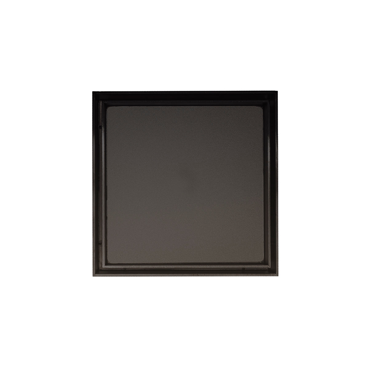 INFINITY DRAIN TDF 5-2P ORB TDF 5 5” x 5” Flanged Tile Drain Strainer for 3/4" tile in Oil Rubbed Bronze with PVC Drain Body, 2" Outlet