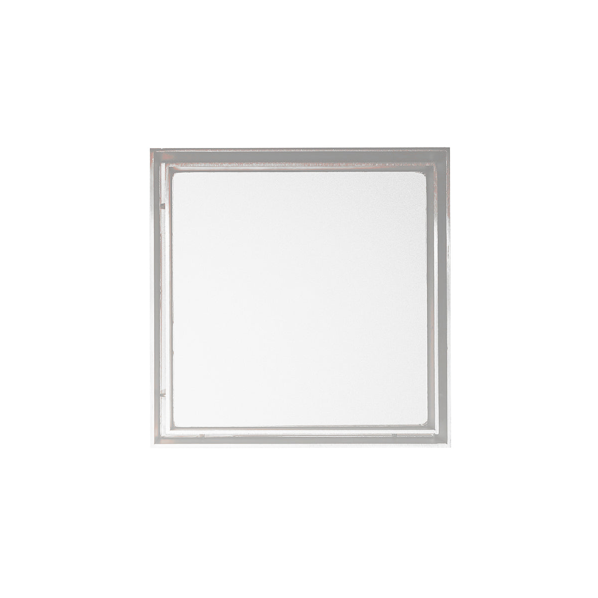 INFINITY DRAIN TF 5 MW TDF 5 5” x 5” Flanged Tile Drain Strainer for 3/4" tile with 2” Throat in Matte White