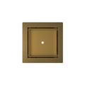 INFINITY DRAIN TLF 5 PB TDLF 5 5” x 5” Flanged Tile Drain Strainer for 3/8" tile with 2” Throat in Polished Brass