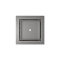 INFINITY DRAIN TLF 5 PS TDLF 5 5” x 5” Flanged Tile Drain Strainer for 3/8" tile with 2” Throat in Polished Stainless