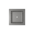 INFINITY DRAIN TLF 5 SS TDLF 5 5” x 5” Flanged Tile Drain Strainer for 3/8" tile with 2” Throat in Satin Stainless