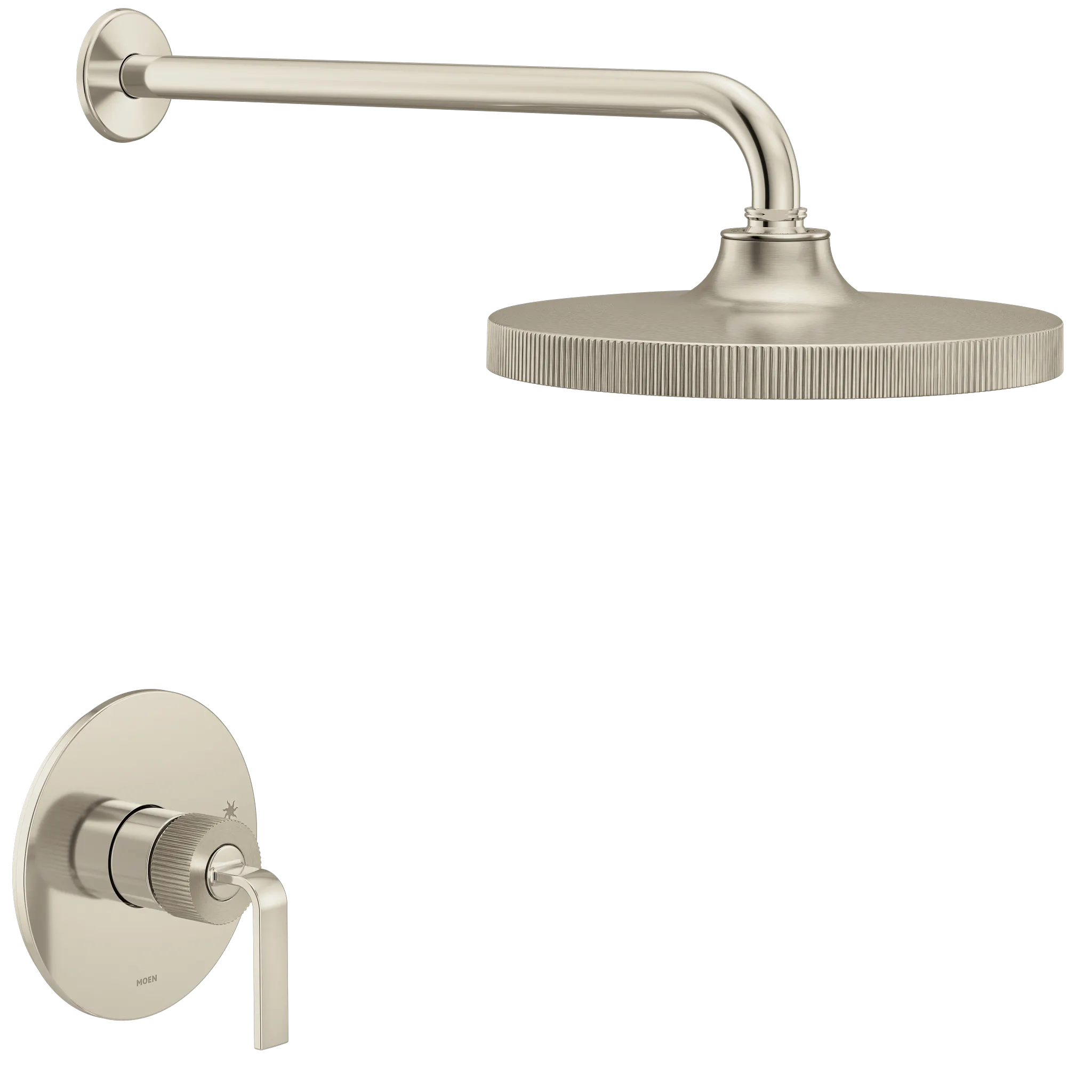 MOEN TS2582EPNLBN Cambium Posi-Temp Shower Only - Brushed Nickel/Polished Nickel