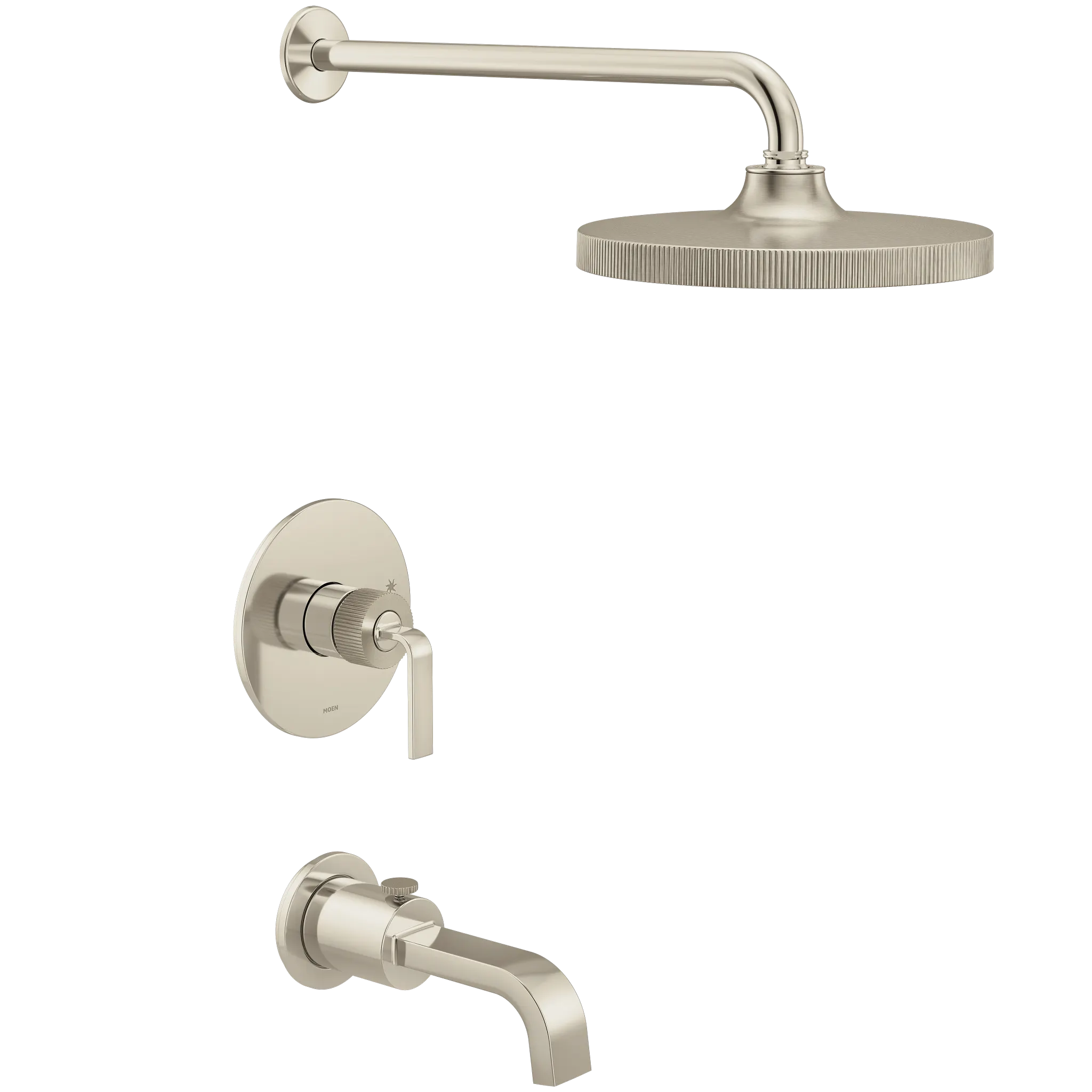 MOEN TS2583EPNLBN Cambium Posi-Temp Tub/Shower - Brushed Nickel/Polished Nickel