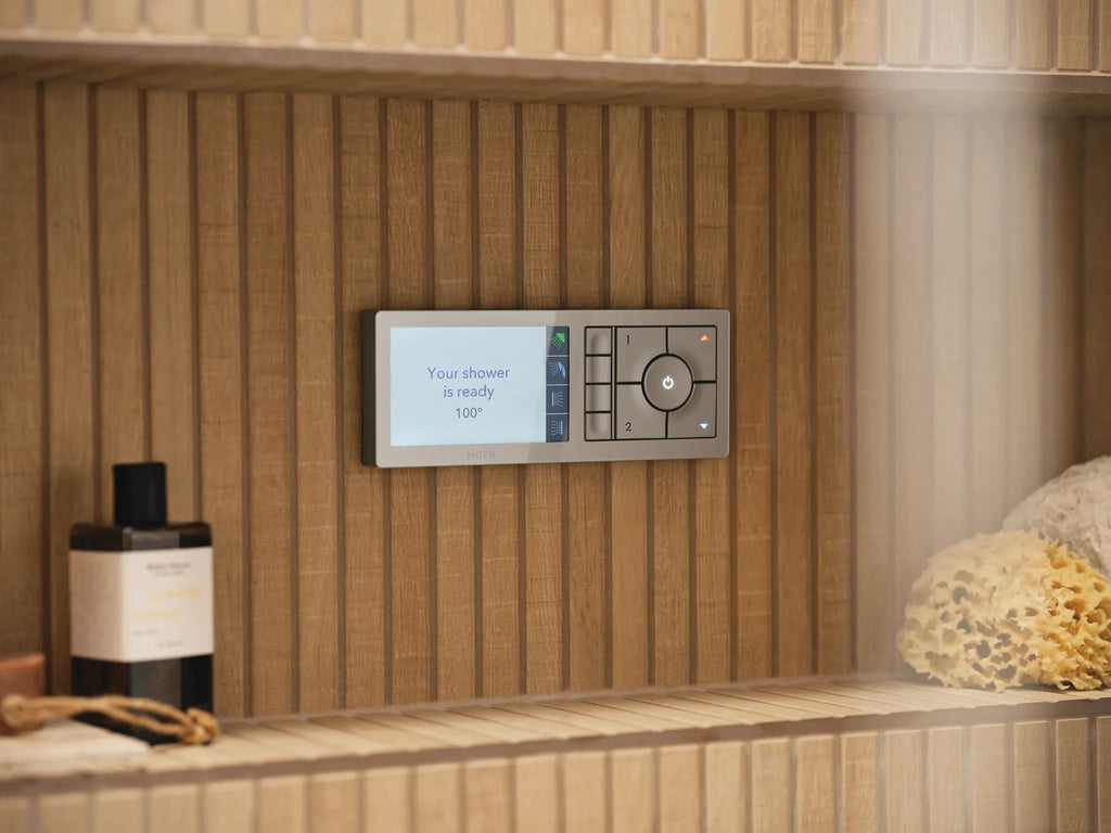 MOEN TS3304TB Smart Shower 4-Outlet Shower Controller - Terra Beige