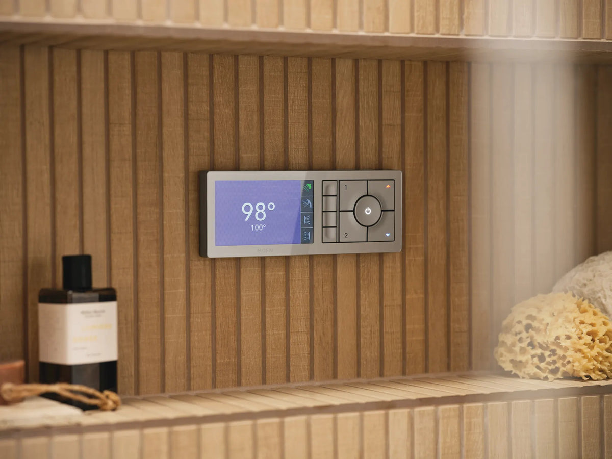 MOEN TS3304TB Smart Shower 4-Outlet Shower Controller - Terra Beige