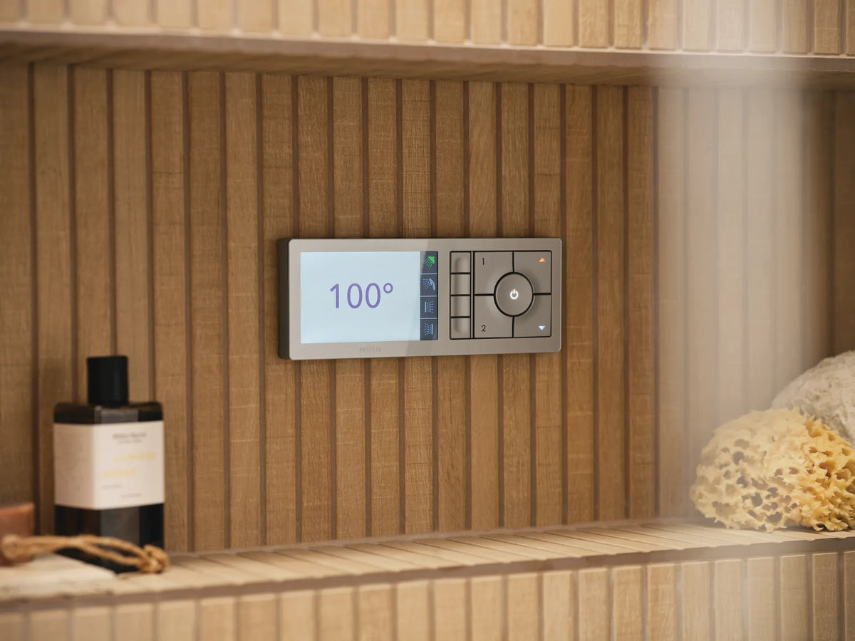MOEN TS3304TB Smart Shower 4-Outlet Shower Controller - Terra Beige