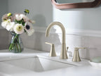 MOEN TV64433BN Jase Two-Handle Widespread Bathroom Sink Faucet - Brushed Nickel