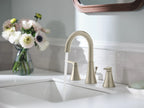 MOEN TV64433BN Jase Two-Handle Widespread Bathroom Sink Faucet - Brushed Nickel