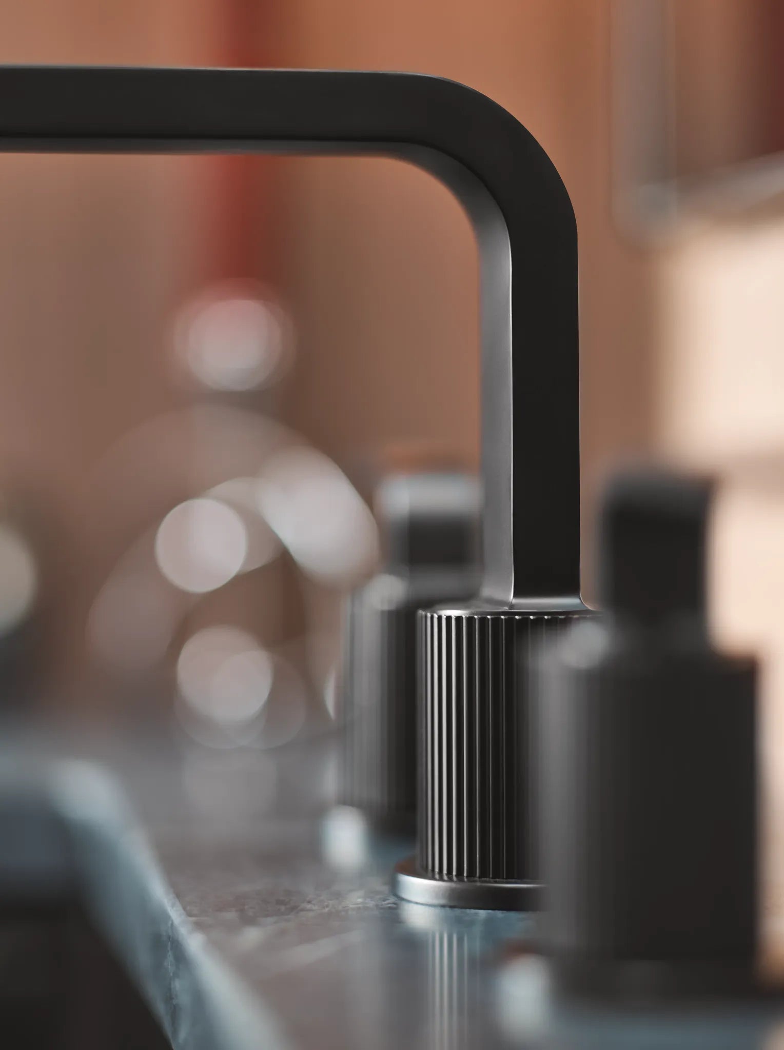 MOEN TVS5758BL Cambium Two-Handle High Arc Bathroom Faucet - Matte Black